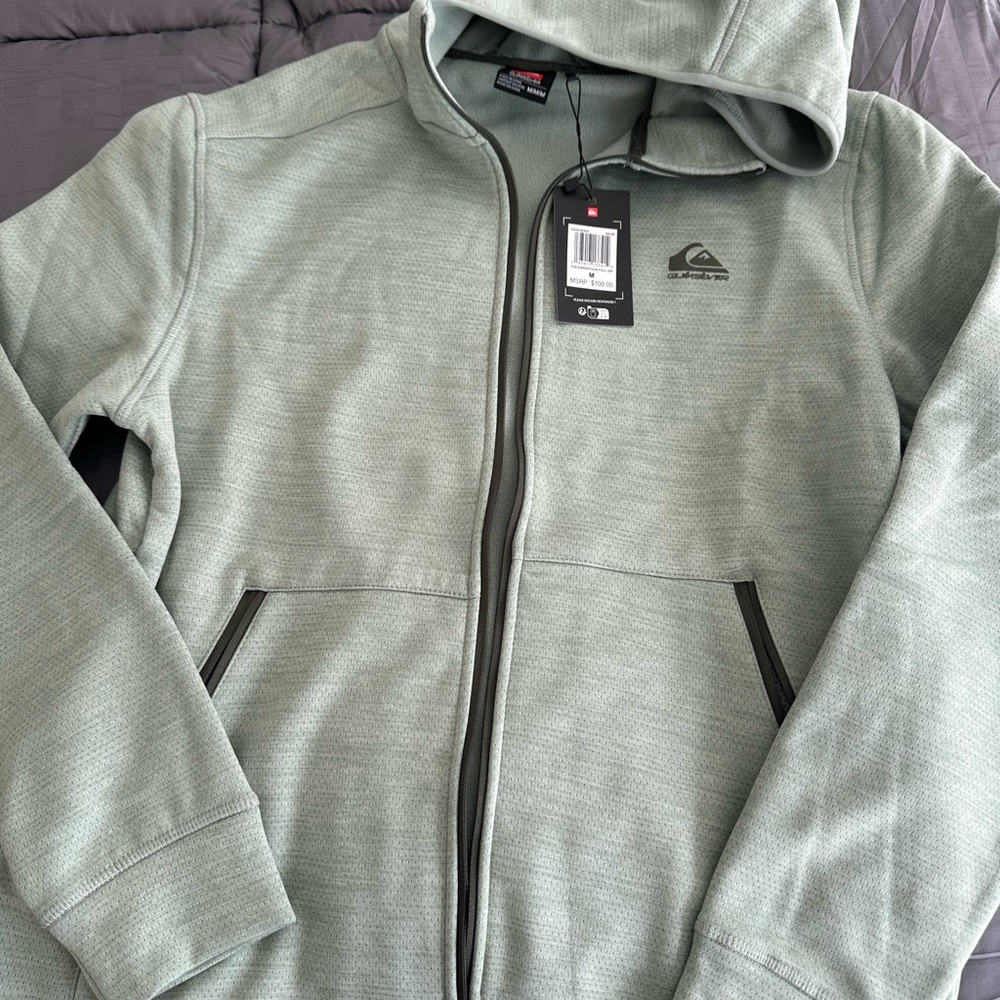 Quiksilver Green Expedition Full Zip & Hood